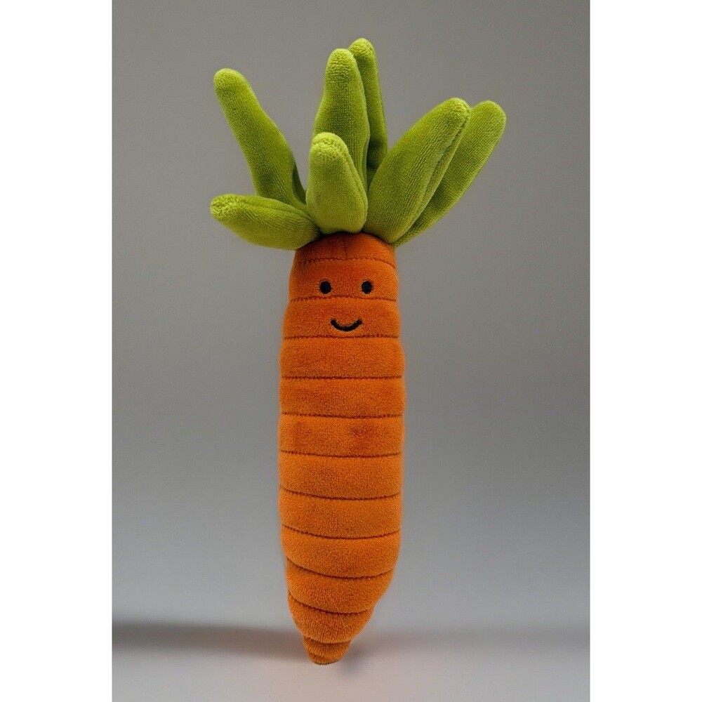 Jellycat Vivacious Carrot Plush Stuffed Vegetable 9 Inch Lovey Soft Toy All Ages